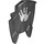 LEGO Pearl Dark Gray Minifigure Shield with Handprint (10049 / 10559)