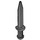 LEGO Pearl Dark Gray Minifigure Short Sword with Thick Crossguard (18034)