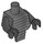 LEGO Perle dunkelgrau Minifigure Torso mit Extended Ridged Armour (99415)