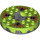 LEGO Perle dunkelgrau Ninjago Spinner mit Lime oben und rot und Schwarz Fangpyre (98354)