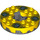 LEGO Pearl Dark Gray Ninjago Spinner with Yellow Top and Dark Blue Hypnobrai (98354)