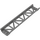 LEGO Pearl Dark Gray Rail 2 x 16 with 3.2 Shaft (25059)