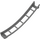 LEGO Gris foncé nacré Rail 2 x 16 x 6 Inversé Bow avec 3.2 Shaft (26559)