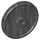 LEGO Pearl Dark Gray Round Shield (17835 / 91884)
