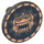 LEGO Pearl Dark Gray Round Shield 2 x 2 with Gold Dragon Head (59231 / 97276)