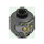 LEGO Pearl Dark Gray Sing Bot Head (Recessed Solid Stud) (3626)