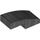 LEGO Pearl Dark Gray Slope 1 x 2 Curved (3593 / 11477)