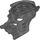 LEGO Pearl Dark Gray Soft Sanok Mask (54263)