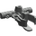 LEGO Pearl Dark Gray Technic Bionicle Weapon Ball Shooter (54271)