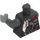 LEGO Perle mørk grå Ultron MK1 med Dark Blå Hode Minifigur Overkropp (973 / 76382)