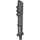 LEGO Perle dunkelgrau Waffe mit Achse (35633)