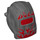 LEGO Perle dunkelgrau Welding Maske mit rot Flames und Visier (13792 / 50547)
