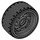 LEGO Pearl Dark Gray Wheel 24 x 12 with Black Tyre (72206)
