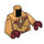 LEGO Perlgold Adam Warlock Minifig Torso (973 / 76382)