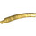 LEGO Pearl Gold Animal Tail Middle Section with Technic Pin (40378 / 51274)