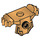 LEGO Perlgold Armor mit Breastplate und Schulter Pads (11098)