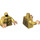 LEGO Pearl Gold Atlantean Guard Minifig Torso (973 / 76382)