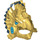 LEGO Pearl Gold Aztec Bird Headdress (10102)