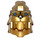 LEGO Pearl Gold Aztec Jaguar Head Cover