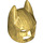 LEGO Pearl Gold Batman Cowl Mask with Angular Ears (10113 / 28766)