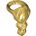 LEGO Parelmoer goud Baard met Knot (15442)