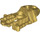 LEGO Pearl Gold Bionicle 3 x 5 x 2 Knee Shield (53543)