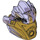 LEGO Or perlé Bionicle Masquer avec Transparent Purple Retour (24154)