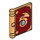 LEGO Or perlé Book Cover avec Dragon Œuf (24093 / 26002)
