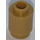 LEGO Parelmoer goud Steen 1 x 1 Rond met open nop (3062 / 35390)