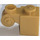 LEGO Perlgold Backstein 1 x 1 x 2 mit Scroll und Gestüt öffnen (20310)