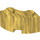 LEGO Perlgold Backstein 2 x 2 Runden Ecke mit Bolzenkerbe und verstärkter Unterseite (85080)