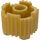LEGO Or perlé Brique 2 x 2 Rond avec Grille (92947)