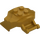 LEGO Perlově zlatá Kokpit Přední s Rukojeť (79896)