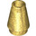 LEGO Pearl Gold Cone 1 x 1 with Top Groove (28701 / 59900)