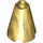 LEGO Pearl Gold Cone 2 x 2 x 2 (Open Stud) (3942 / 14918)