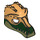 LEGO Parelmoer Goud Krokodil Masker met Gold Tanden en Zwart Diamonds (12551 / 12837)