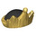 LEGO Pearl Gold Crown with Black Hair (102044)