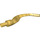 LEGO Perlgold Gebogen Horn mit Stift (24204 / 65041)