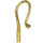 LEGO Pearl Gold Curved Long Whip (75216 / 88704)