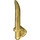 LEGO Pearl Gold Cutlass  with Small Hilt (2530)