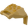 LEGO Pearl Gold Design Brick 4 x 3 x 3 with 3.2 Shaft (27167)