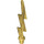 LEGO Pearl Gold Electric Bolt (27256)
