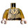 LEGO Perlgold Elrond Minifig Torso (973 / 76382)