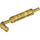 LEGO Pearl Gold Exhaust Pipe with Technic Pin and Flat End (14682 / 65571)