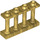 LEGO Pearl Gold Fence Spindled 1 x 4 x 2 with 4 Top Studs (15332)