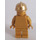 LEGO Perlgold Feuerwehrmann Statue Minifigur