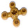 LEGO Pearl Gold Gear with 4 Knobs (32072 / 49135)