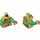 LEGO Pearl Gold Gilgamesh Minifig Torso (973 / 76382)