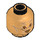 LEGO Pearl Gold Gold Minerva McGonagall Minifigure Head (Recessed Solid Stud) (3626 / 80241)
