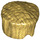 LEGO Parelmoer goud Haar met Plat Top (30608)